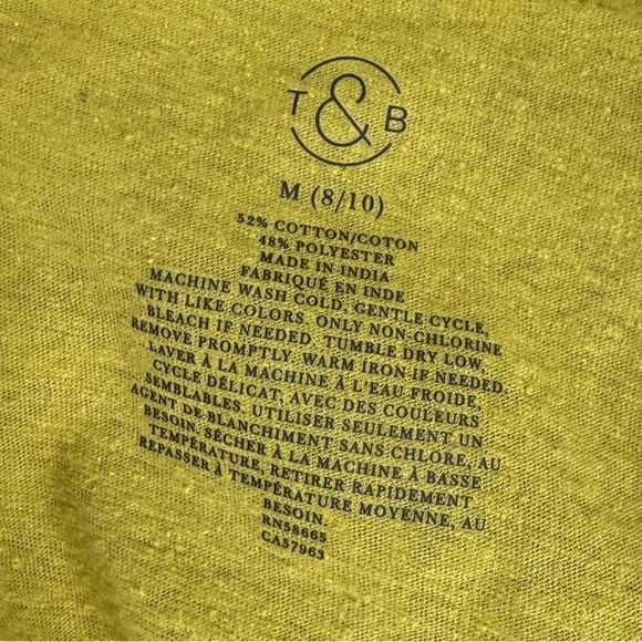 NEW Treasure & Bond Tank Top Girls Size Medium 8 10 Kids Green Surf NWOT - Picture 4 of 6